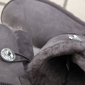 UGG Bailey Button Bling Grey