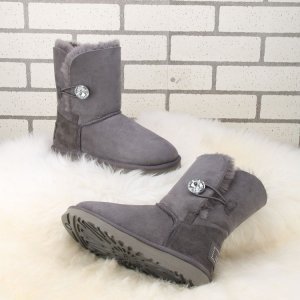 UGG Bailey Button Bling Grey