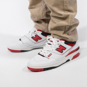 New Balance 550 (бело-красные) (014)