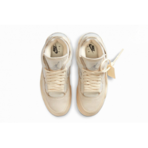 Кроссовки Nike Air Jordan 4 Retro Off-White "Sail"