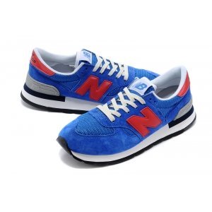 New Balance 990 Жен (Blue/Red) (003)