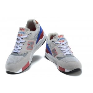 New Balance 998 Жен (Grey/Blue/Red) (001)