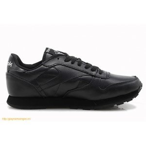 Кроссовки Reebok Classic Leather (All Black) (006)