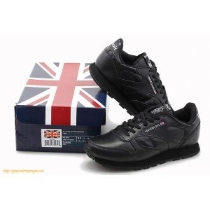 Кроссовки Reebok Classic Leather (All Black) (006)