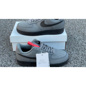 Зимние Nike Air Force 1 светло-серые