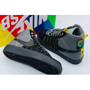 NIKE SB ZOOM BLAZER MID серые