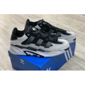 Кроссовки Adidas Niteball Black White (001)