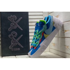 Кроссовки Nike KAWS X Sacai X Blazer Low Синий (033)