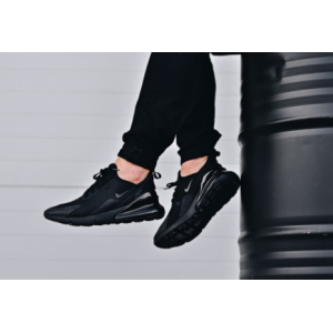 Кроссовки Nike Air Max 270 (All Black) (001)