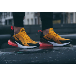 Кроссовки Nike Air Max 270 (Gold/Black) (015)
