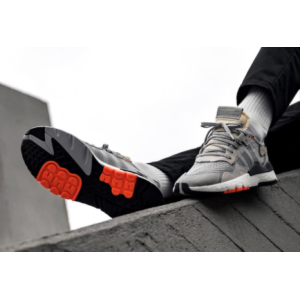 Кроссовки Adidas Nite Jogger Grey Two Solar Orange 
