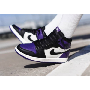 Кроссовки Air Jordan 1 HIGH OG Court Purple