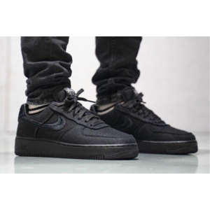 Stussy x Nike Air Force black
