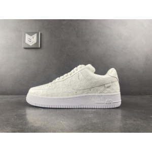 Кроссовки Nike Air Force 1 Low X Louis Vuitton Triple White (070)