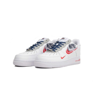 Кроссовки Nike Air Force 1 «Script Swoosh» white/red