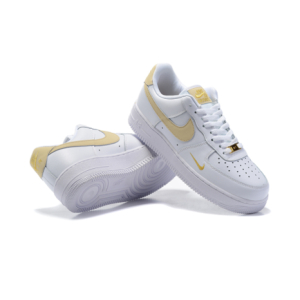 Кроссовки Nike Air Force 1 07 Essential White/Gold