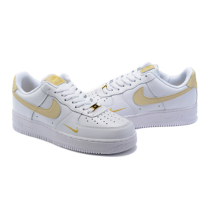 Кроссовки Nike Air Force 1 07 Essential White/Gold