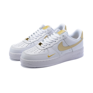 Кроссовки Nike Air Force 1 07 Essential White/Gold
