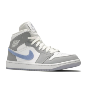 Кроссовки Nike Air Jordan 1 Mid Wolf Grey Aluminum