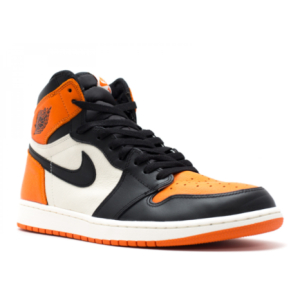 Кроссовки Nike Air Jordan 1 Retro Black/Orange/White