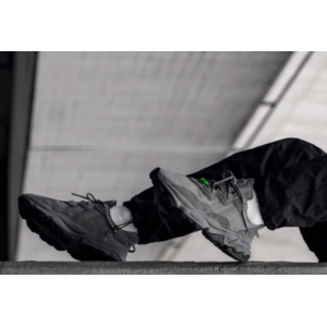 Кроссовки Adidas Ozweego TR Grey Solar Green