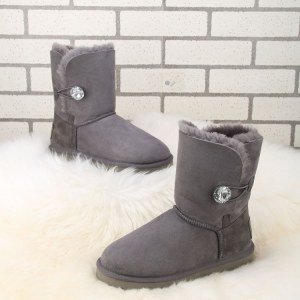 UGG Bailey Button Bling Grey