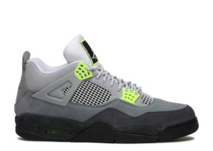 Кроссовки Nike Air Jordan IV (4) Neon (003)