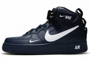 Nike Air Force 1 '07 Mid Utility с мехом BlackWhite