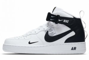 Nike Air Force 1 '07 Mid Utility с мехом белые