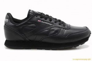 Кроссовки Reebok Classic Leather (All Black) (006)