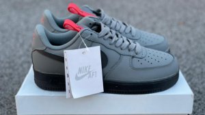 Зимние Nike Air Force 1 светло-серые