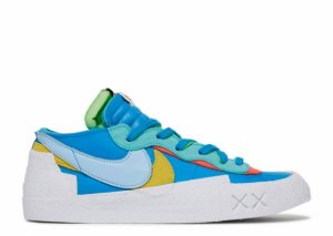Кроссовки Nike KAWS X Sacai X Blazer Low Синий (033)