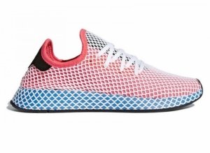 Adidas Deerupt Runner J (Sol Red/Blue Bir) (004)