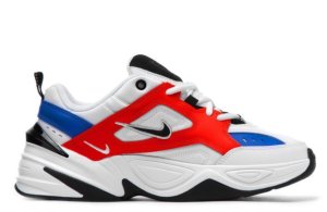 Кроссовки Nike M2k Tekno White/Blue/Red (003)