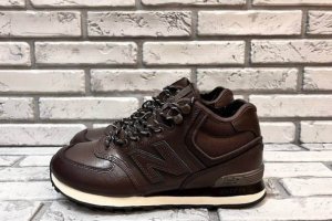 New Balance 574 зимние коричневые (200)