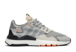 Кроссовки Adidas Nite Jogger Grey Two Solar Orange 