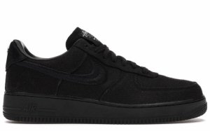 Stussy x Nike Air Force black