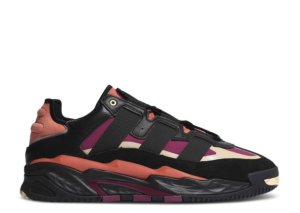 Кроссовки Adidas Niteball Black Power Orange Tint