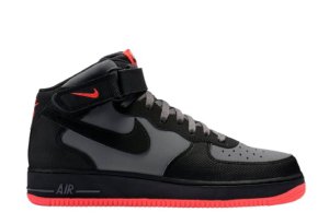 Кроссовки Nike Air Force 1 Mid Dark Grey Crimson