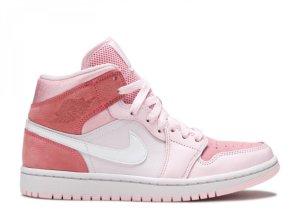 Кроссовки Nike Air Jordan 1 Mid Digital Pink